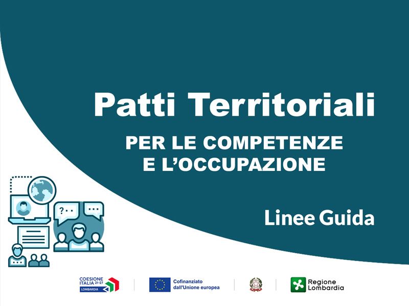 PATTI TERRITORIALI PER LE COMPETENZE E L’OCCUPAZIONE  - LINEE GUIDA PER LA PRESENTAZIONE E L’AMMISSIONE AL FINANZIAMENTO E PER LA GESTIONE E RENDICONTAZIONE DEGLI INTERVENTI DI CUI AGLI ACCORDI QUADRO DI SVILUPPO TERRITORIALE (AQST)