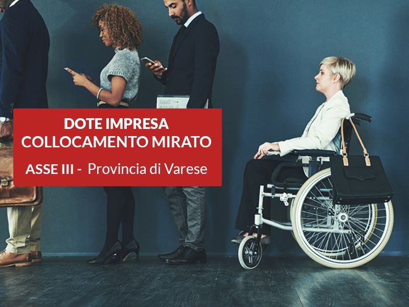 Dote Impresa Collocamento Mirato Asse III - Provincia di Varese